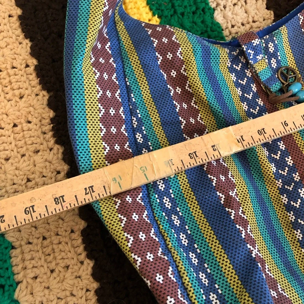 Arizona denim company hobo bag magnet snap striped